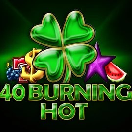 40 Burning Hot by Amusnet Interactive, showcased at luckycapones.eu – game logo