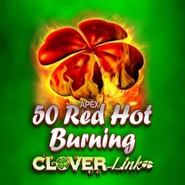 50 Red Hot Burning Clover Links game by Novomatic – logo hosted on LuckyCapone Casino