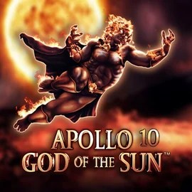 Apollo God of the Sun online game logo by Novomatic on luckycapones.eu