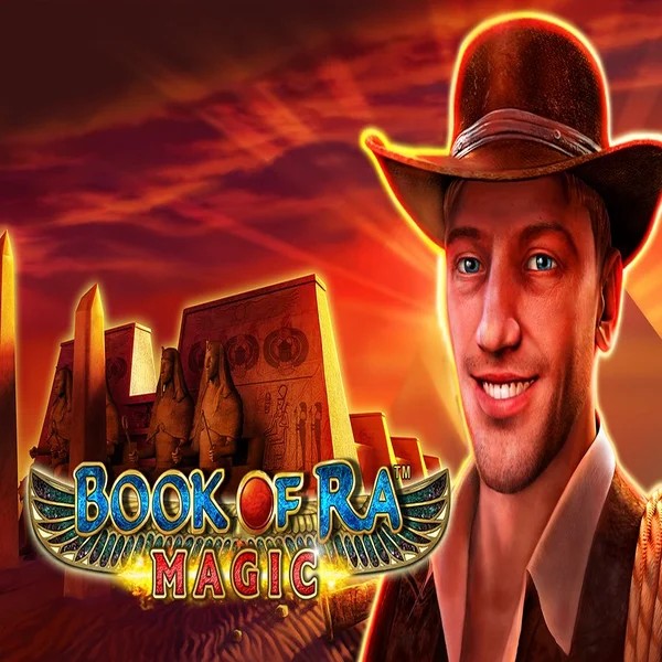Try Book of Ra Magic slot by Greentube on luckycapones.eu – logo image