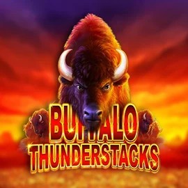 Slots logo of Buffalo Thunderstacks from Amatic Industries at LuckyCapone Casino