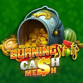 Burning Slots Cash Mesh slot logo by BF Games at LuckyCapone Casino