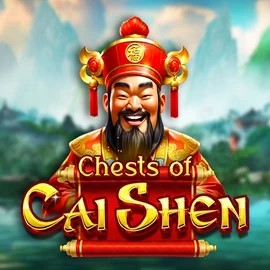 Slots logo of Chests of Cai Shen from Pragmatic Play at LuckyCapone Casino