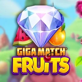 Giga Match Fruits slot logo by RubyPlay at LuckyCapone Casino