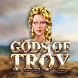 Gods of Troy logo by Red Tiger Gaming at LuckyCapone Casino