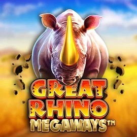 Great Rhino Megaways logo by Pragmatic Play LuckyCapone Casino