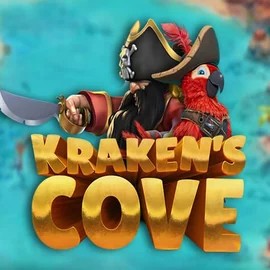 Krakens Cove slot logo by Relax Gaming at LuckyCapone Casino