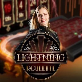 Lightning Roulette casino game by Evolution – featured logo at LuckyCapone Casino