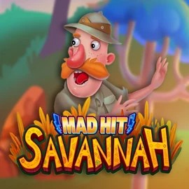 Mad Hit Savannah slot icon by RubyPlay, available at LuckyCapone Casino