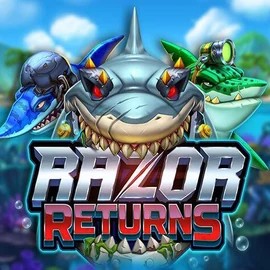 Razor Returns by Push Gaming, showcased at luckycapones.eu – game logo