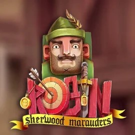 Robin Sherwood Marauders slot logo by Yggdrasil at LuckyCapone Casino