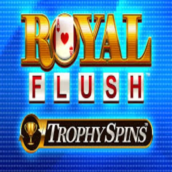 Royal Flush Trophy Spins game by Greentube – logo hosted on LuckyCapone Casino