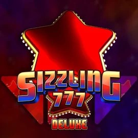 Sizzling 777 Deluxe online game logo by Wazdan on luckycapones.eu