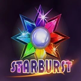 Starburst slot icon by NetEnt, available at LuckyCapone Casino