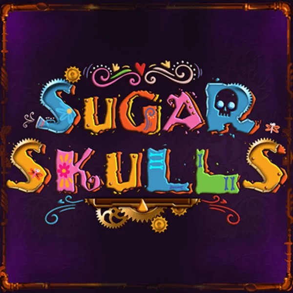 Official Slots logo: Sugar Skulls by Booming Games at LuckyCapone Casino