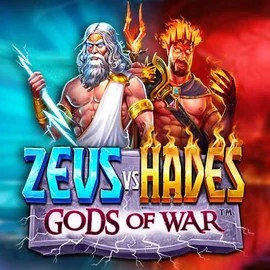 Zeus vs Hades: Gods of War online game logo by Pragmatic Play on luckycapones.eu
